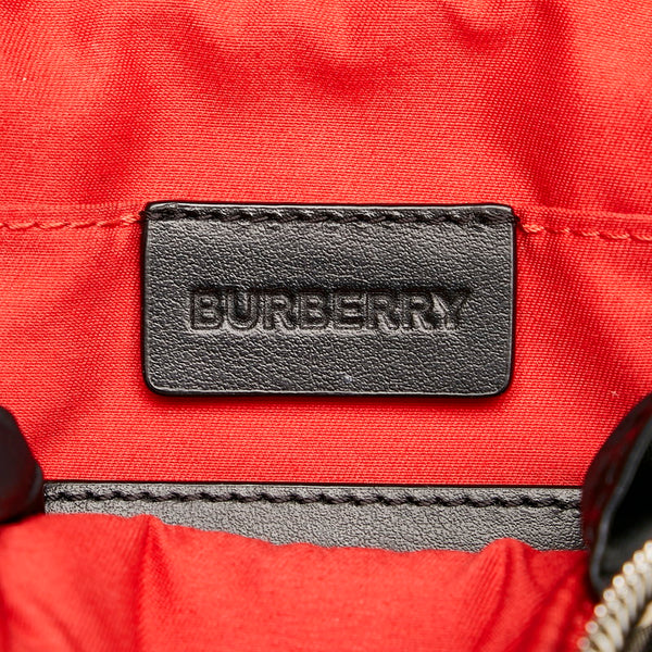 バーバリー ノヴァチェック ミニショルダーバッグ ベージュ キャンバス レディース BURBERRY 【中古】