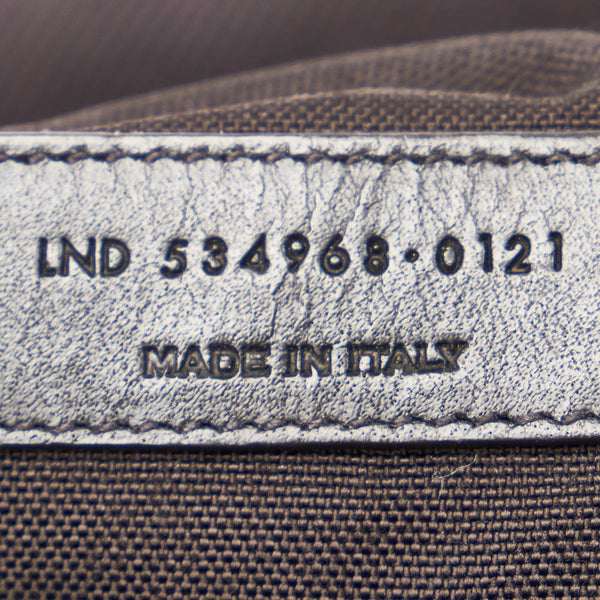 サンローラン 534968 ブラック キャンバス レザー リュック バックパック レディース SAINT LAURENT 【中古】