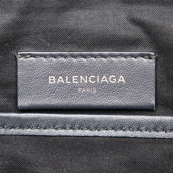 バレンシアガ クラッチバッグ 443658 ブラック ムートン レザー メンズ BALENCIAGA 【中古】