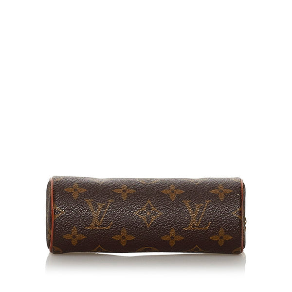 ルイ ヴィトン モノグラム パピヨン付属ポーチ ブラウン PVC レザー ポーチ レディース LOUIS VUITTON 【中古】