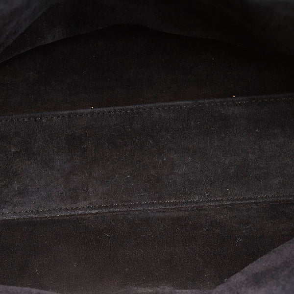 サンローラン サックドジュール ハンドバッグ ショルダーバッグ 2WAY 324823 ホワイト ブラック レザー レディース SAINT LAURENT 【中古】