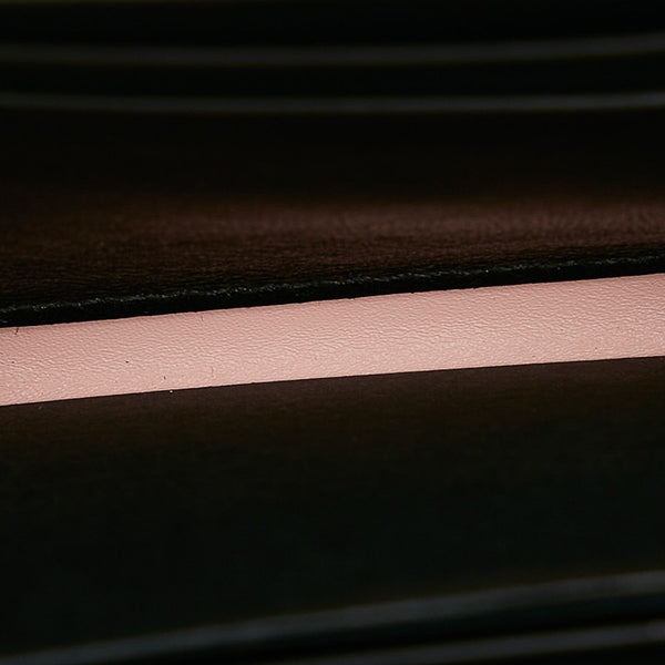 カルティエ ドゥーブルＣ 二つ折り財布 ピンク レザー レディース CARTIER 【中古】