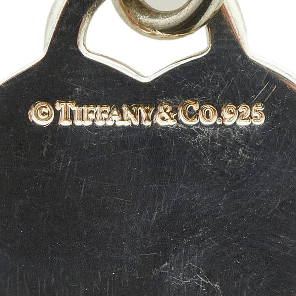 ティファニー ノーツハートタグ  キーリング キーホルダー バッグチャーム シルバー SV925 シルバー レディース TIFFANY&Co. 【中古】
