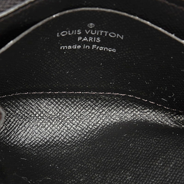 ルイ ヴィトン モノグラム エクリプス ポルトモネジュール コインケース M63536 ブラック レザー メンズ LOUIS VUITTON 【中古】