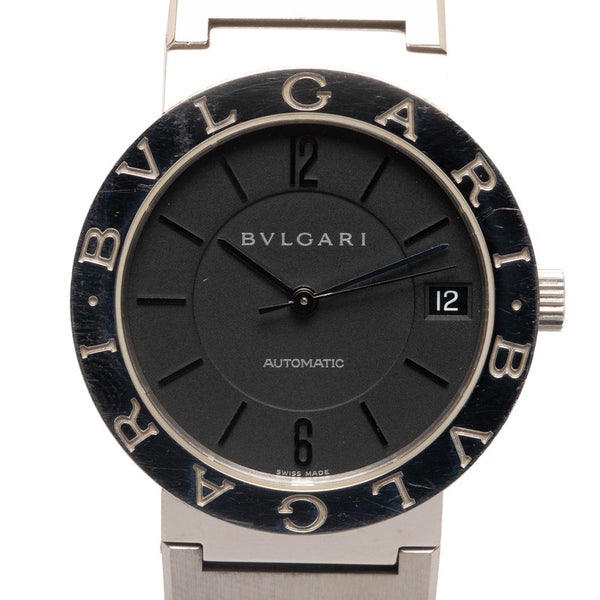 ブルガリ ブルガリブルガリ 腕時計 BB33SS 自動巻き ブラック文字盤 ステンレススチール メンズ BVLGARI 【中古】