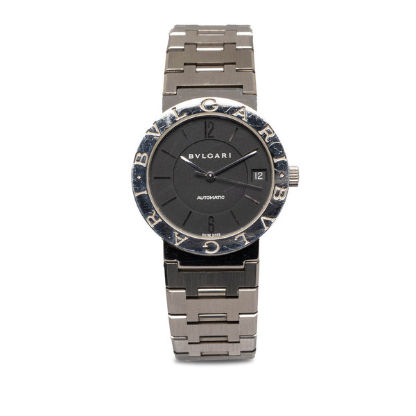 ブルガリ ブルガリブルガリ 腕時計 BB33SS 自動巻き ブラック文字盤 ステンレススチール メンズ BVLGARI 【中古】