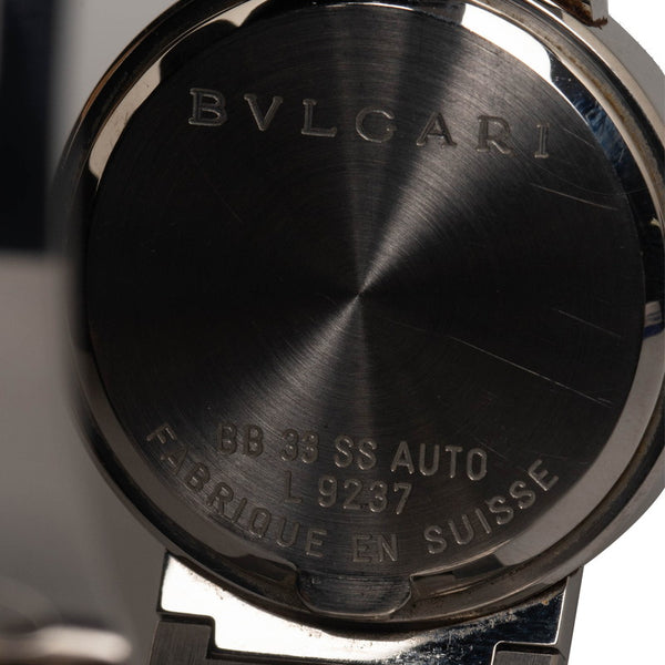 ブルガリ ブルガリブルガリ 腕時計 BB33SS 自動巻き ブラック文字盤 ステンレススチール メンズ BVLGARI 【中古】