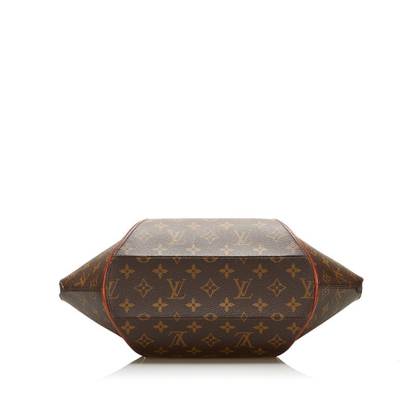 ルイ ヴィトン モノグラム エリプスMM ハンドバッグ M51126 ブラウン PVC レザー レディース LOUIS VUITTON 【中古】
