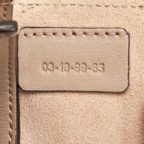 クロエ FAYE スモールブレスレットバッグ ハンドバッグ ショルダーバッグ ２WAY グレージュ スムースレザー レザー レディース Chloe 【中古】