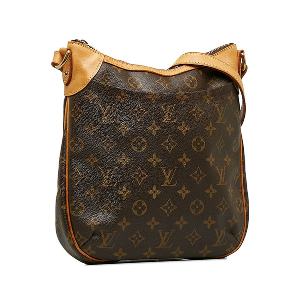 ルイ ヴィトン モノグラム オデオンPM 斜め掛け ショルダーバッグ  M56390 ブラウン PVC レザー レディース LOUIS VUITTON 【中古】