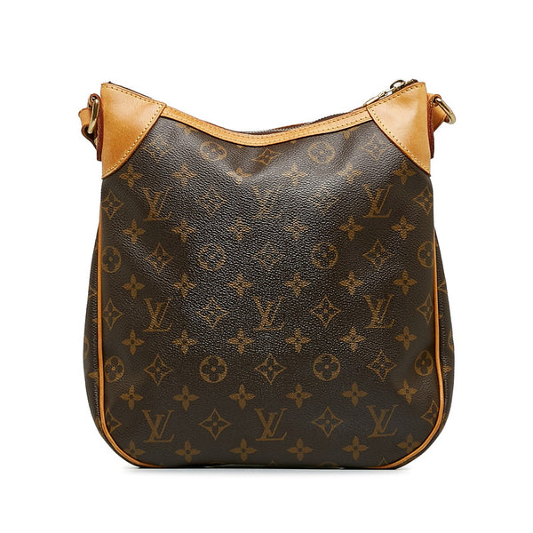 ルイ ヴィトン モノグラム オデオンPM 斜め掛け ショルダーバッグ  M56390 ブラウン PVC レザー レディース LOUIS VUITTON 【中古】