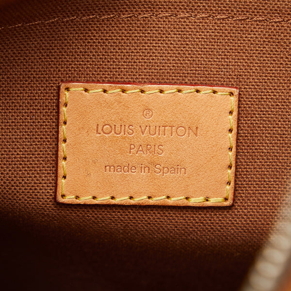 ルイ ヴィトン モノグラム オデオンPM 斜め掛け ショルダーバッグ  M56390 ブラウン PVC レザー レディース LOUIS VUITTON 【中古】