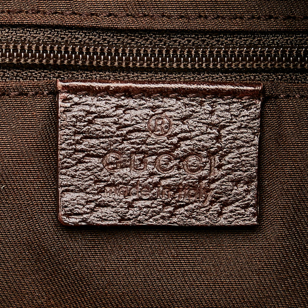 グッチ GGキャンバス トートバッグ 141472 ベージュ キャンバス レザー レディース GUCCI 【中古】