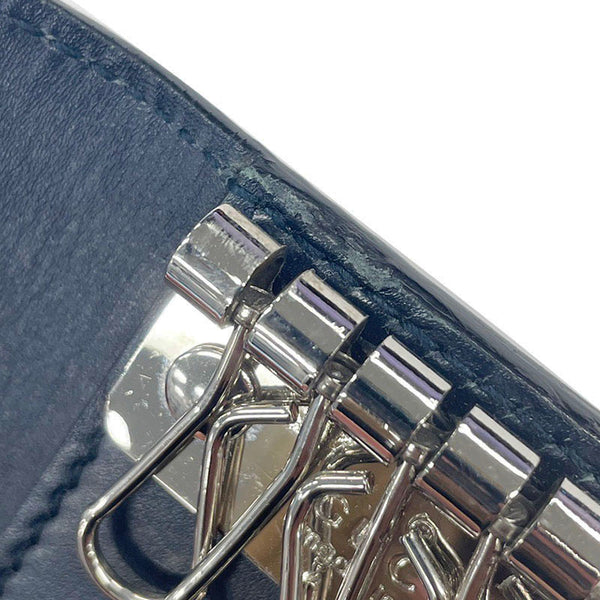 グッチ グッチシマ 6連 キーケース 473924 ブラック レザー メンズ GUCCI 【中古】