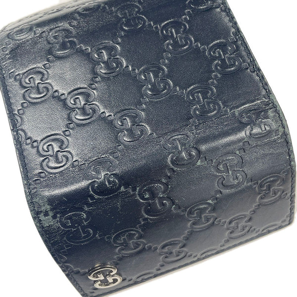 グッチ グッチシマ 6連 キーケース 473924 ブラック レザー メンズ GUCCI 【中古】