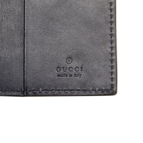グッチ グッチシマ 6連 キーケース 473924 ブラック レザー メンズ GUCCI 【中古】