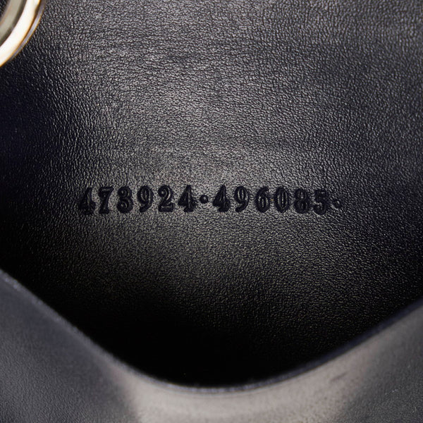 グッチ グッチシマ 6連 キーケース 473924 ブラック レザー メンズ GUCCI 【中古】