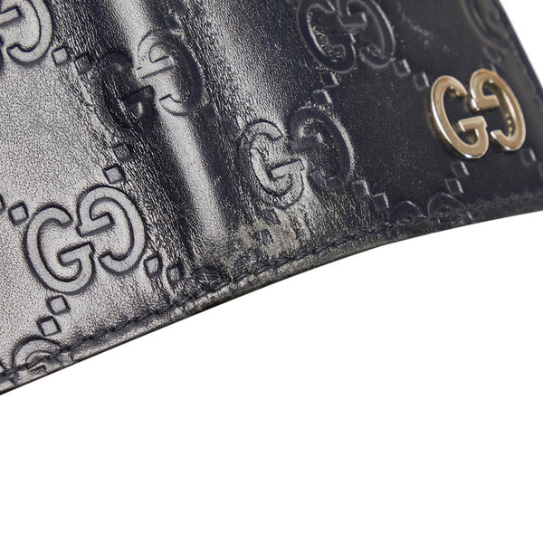 グッチ グッチシマ 6連 キーケース 473924 ブラック レザー メンズ GUCCI 【中古】