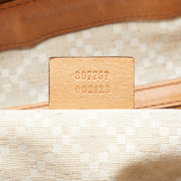 グッチ シェリー ボストンバッグ ショルダーバッグ 2WAY 307757 ブラウン マルチカラー レザー メンズ GUCCI 【中古】