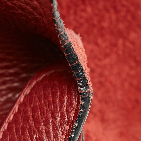 エルメス ピコタン ハンドバッグ ボルドー レザー レディース HERMES 【中古】