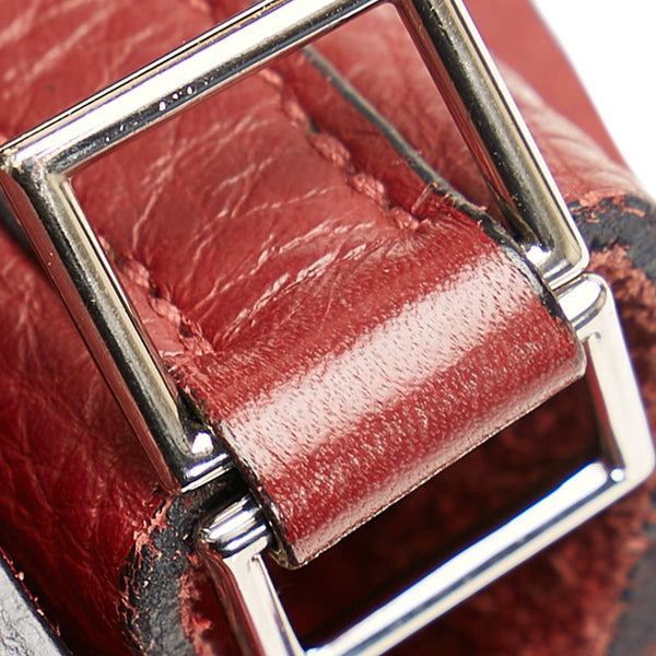 エルメス ピコタン ハンドバッグ ボルドー レザー レディース HERMES 【中古】