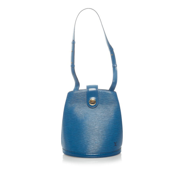 ルイ ヴィトン エピ クリュニー ショルダーバッグ M52255 トレドブルー レザー レディース LOUIS VUITTON 【中古】