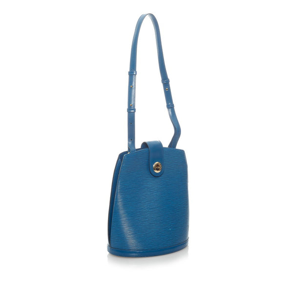 ルイ ヴィトン エピ クリュニー ショルダーバッグ M52255 トレドブルー レザー レディース LOUIS VUITTON 【中古】