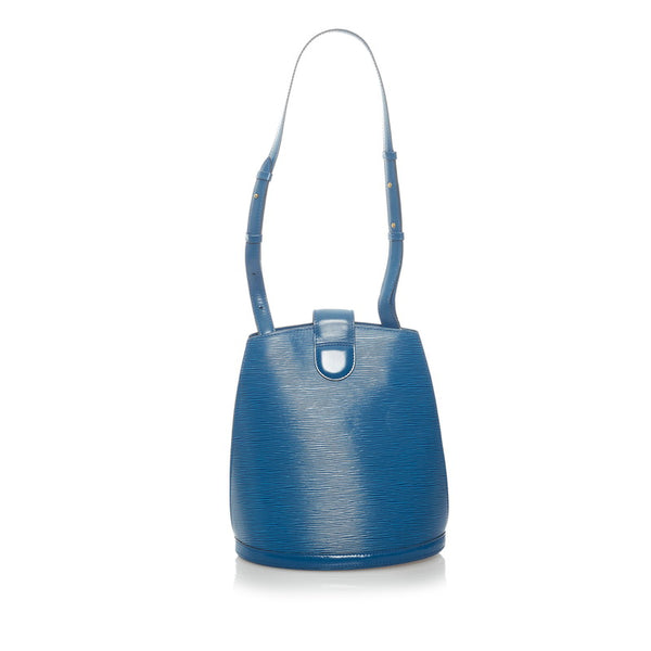 ルイ ヴィトン エピ クリュニー ショルダーバッグ M52255 トレドブルー レザー レディース LOUIS VUITTON 【中古】