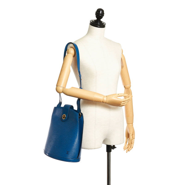 ルイ ヴィトン エピ クリュニー ショルダーバッグ M52255 トレドブルー レザー レディース LOUIS VUITTON 【中古】