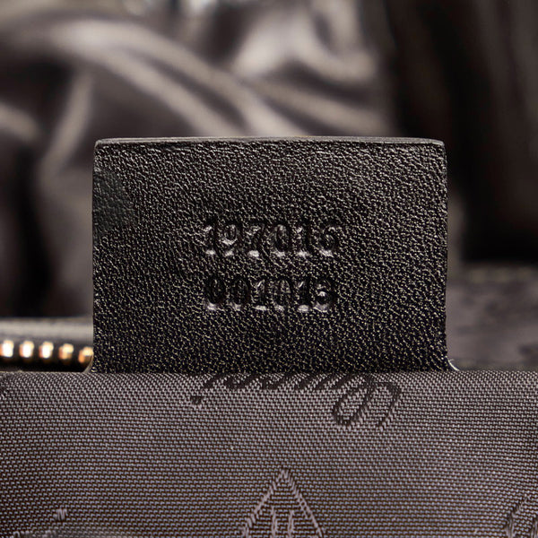 グッチ ヒステリア トートバッグ 197016 ブラック エナメル レディース GUCCI 【中古】