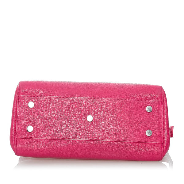 サンローラン カバ リヴゴーシュ ハンドバッグ ショルダーバッグ 2way VLR400413 0815 ピンク レザー レディース SAINT LAURENT 【中古】