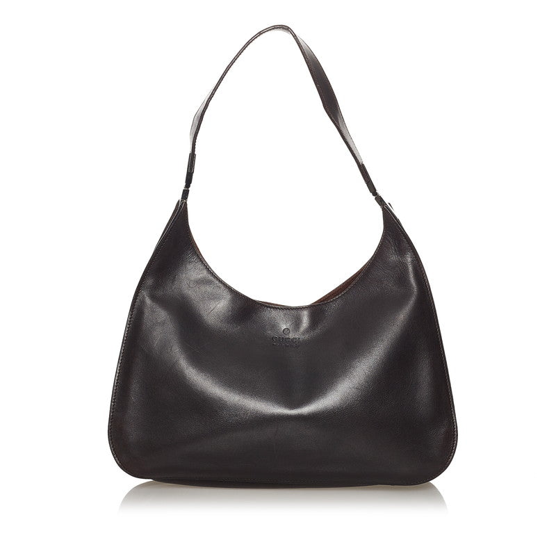 グッチ ワンショルダーバッグ 001 3767 ブラウン レザー レディース GUCCI 【中古】