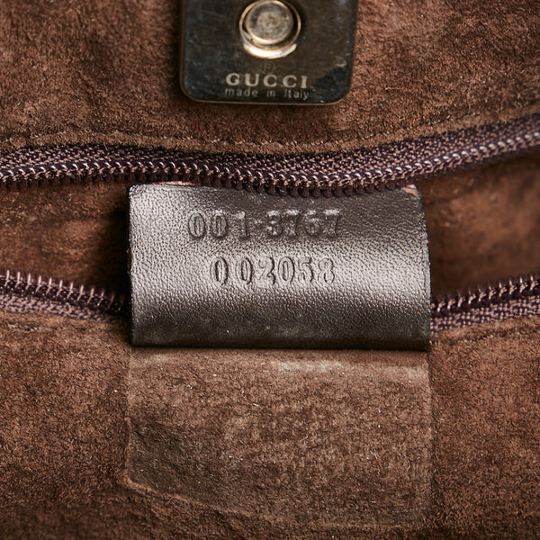 グッチ ワンショルダーバッグ 001 3767 ブラウン レザー レディース GUCCI 【中古】