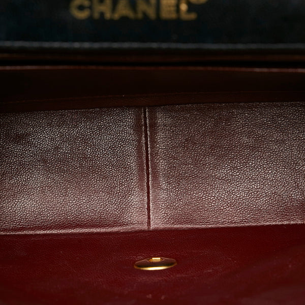 シャネル マトラッセ ダイアナ チェーン ショルダーバッグ ブラック ラムスキン レディース CHANEL 【中古】