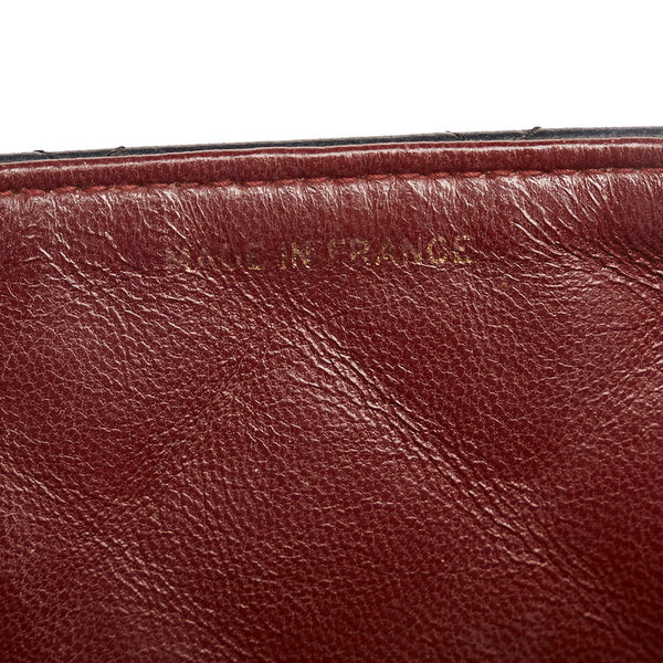 シャネル マトラッセ ダイアナ チェーン ショルダーバッグ ブラック ラムスキン レディース CHANEL 【中古】