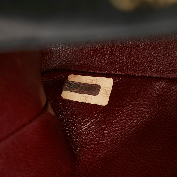 シャネル マトラッセ ダイアナ チェーン ショルダーバッグ ブラック ラムスキン レディース CHANEL 【中古】