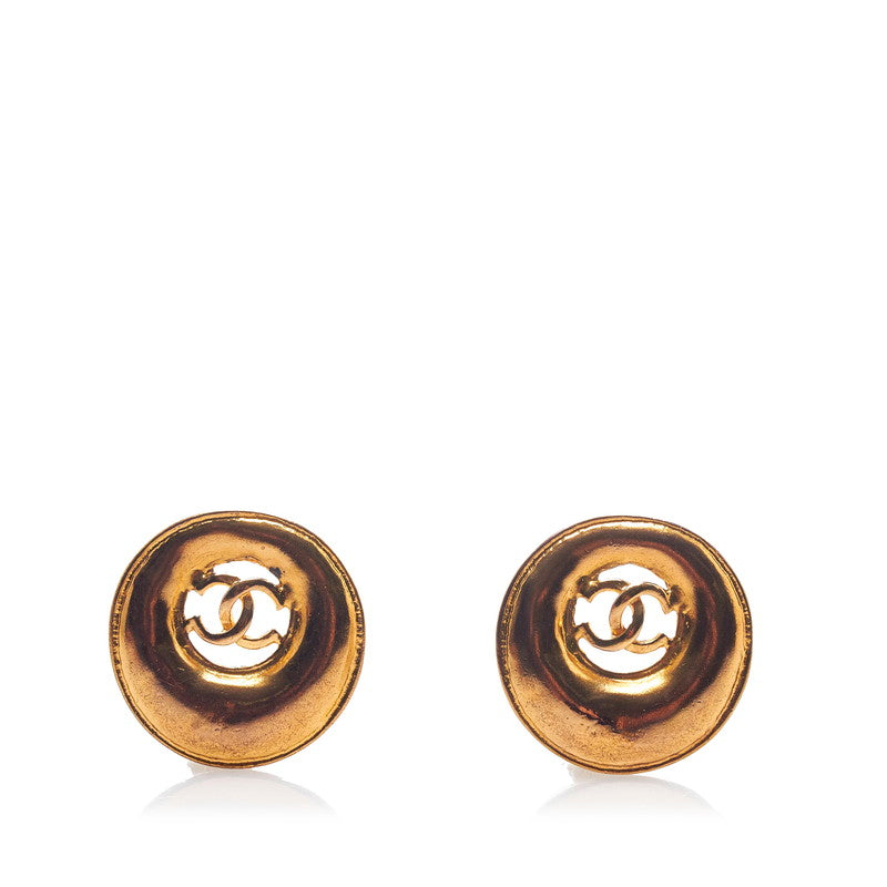 シャネル ココマーク イヤリング ゴールド メッキ レディース CHANEL 【中古】