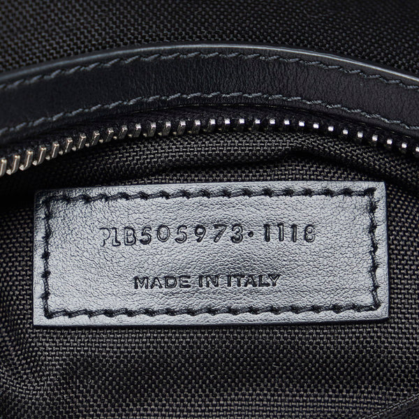 サンローラン ボディバッグ ウエストバッグ 505973 ブラック キャンバス レザー メンズ SAINT LAURENT 【中古】