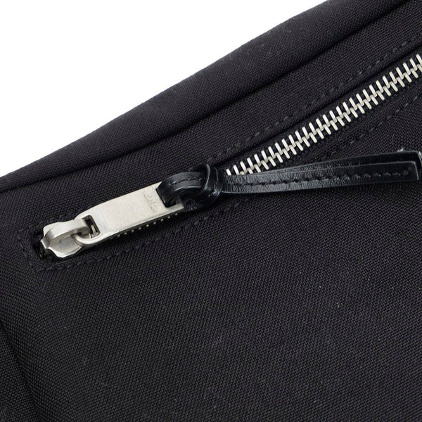 サンローラン ボディバッグ ウエストバッグ 505973 ブラック キャンバス レザー メンズ SAINT LAURENT 【中古】