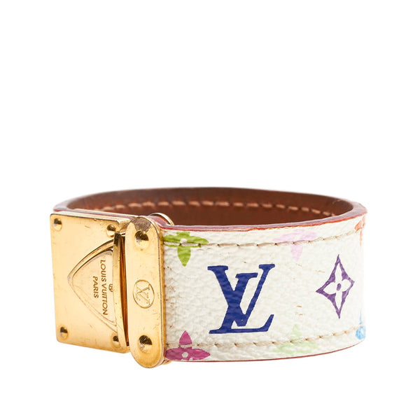 ルイ ヴィトン M65344 ブロン PVC メッキ マルチカラー ブラスレ コアラ S ブレスレット レディース LOUIS VUITTON 【中古】