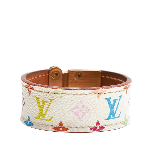 ルイ ヴィトン M65344 ブロン PVC メッキ マルチカラー ブラスレ コアラ S ブレスレット レディース LOUIS VUITTON 【中古】
