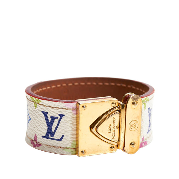 ルイ ヴィトン M65344 ブロン PVC メッキ マルチカラー ブラスレ コアラ S ブレスレット レディース LOUIS VUITTON 【中古】