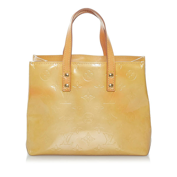 ルイ ヴィトン モノグラム ヴェルニ リードPM ハンドバッグ M91144 ベージュ エナメル レディース LOUIS VUITTON 【中古】