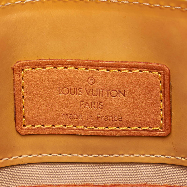 ルイ ヴィトン モノグラム ヴェルニ リードPM ハンドバッグ M91144 ベージュ エナメル レディース LOUIS VUITTON 【中古】