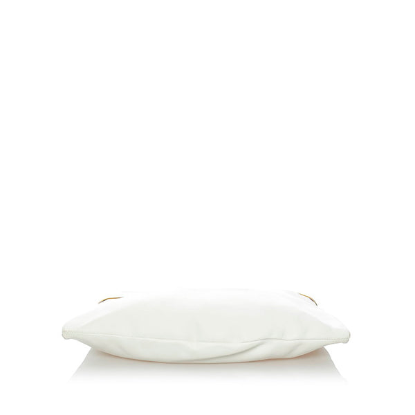 グッチ タッセル チェーン ショルダーバッグ 290682 ホワイト レザー レディース GUCCI 【中古】