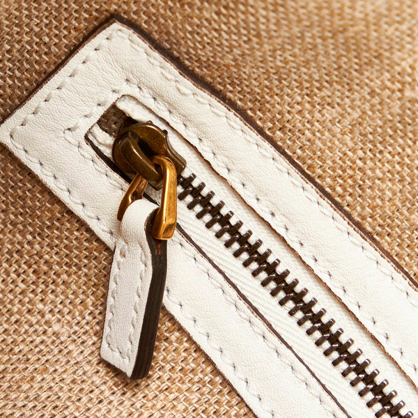 グッチ タッセル チェーン ショルダーバッグ 290682 ホワイト レザー レディース GUCCI 【中古】