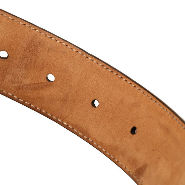 グッチ インターロッキングG ベルト 370543 レッド ゴールド レザー レディース GUCCI 【中古】