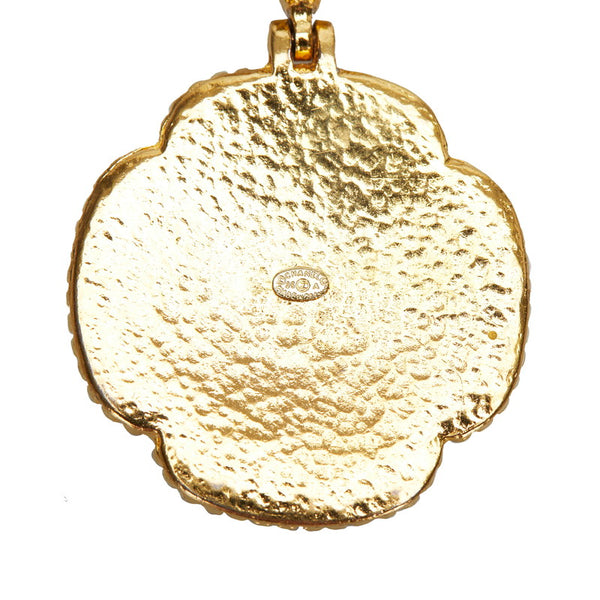 シャネル ヴィンテージ フラワー ココマーク ネックレス ゴールド メッキ レディース CHANEL 【中古】