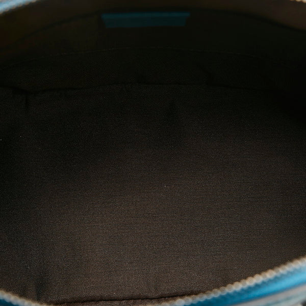 グッチ シェリーライン ハンドバッグ ショルダーバッグ 2WAY 341504 ブルー レザー レディース GUCCI 【中古】