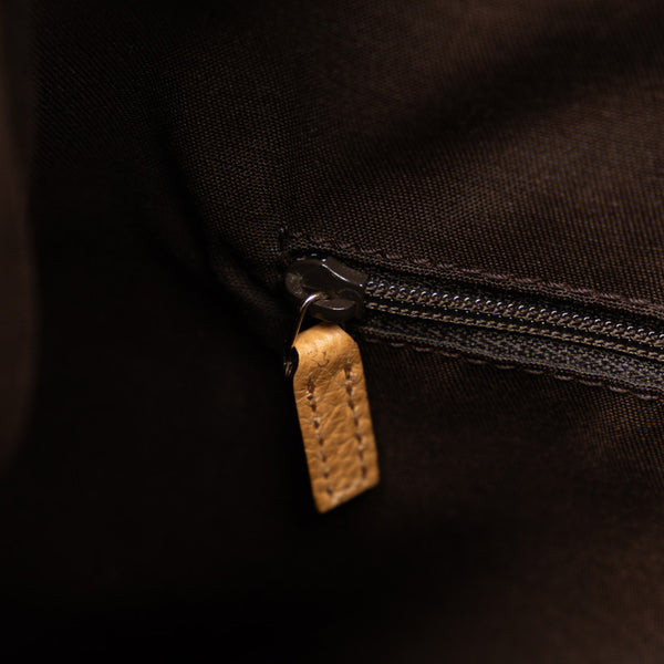 グッチ タッセル 編み込み ワンショルダーバッグ 336659 キャメル ブラウン レザー レディース GUCCI 【中古】